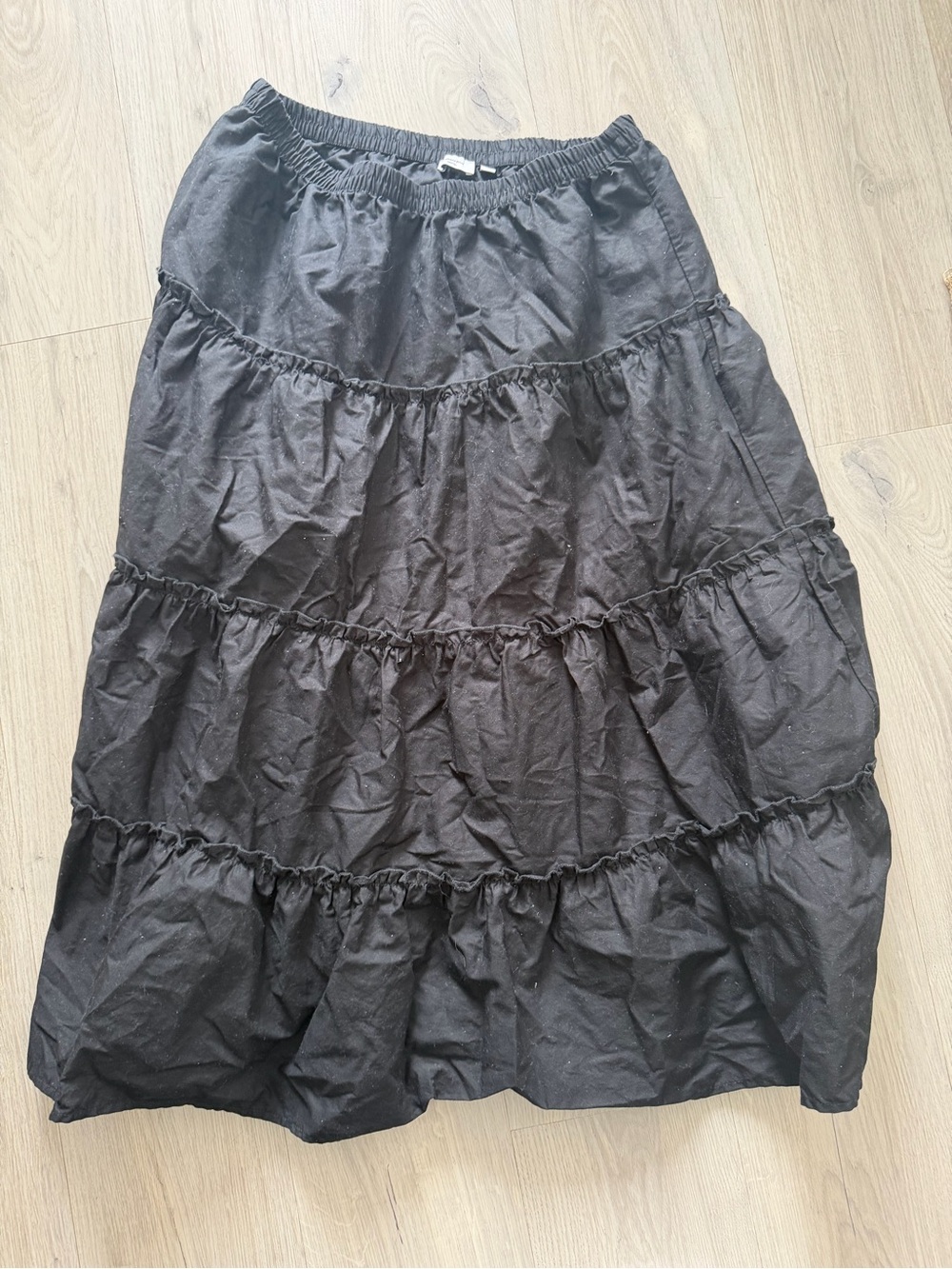 Sunday Best Tiered Poplin Skirt